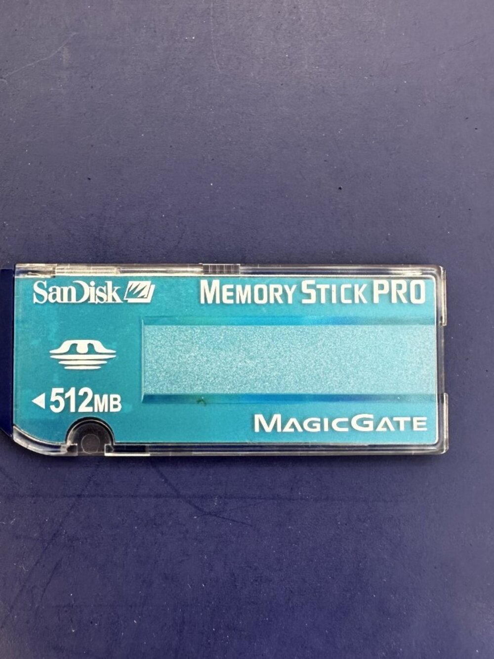 SanDisk Memory Stick PRO 512MB MagicGate SDMSV-512 Used